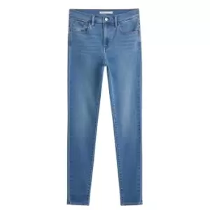 image of Levis 720 High Rise Super Skinny Jeans - Blue