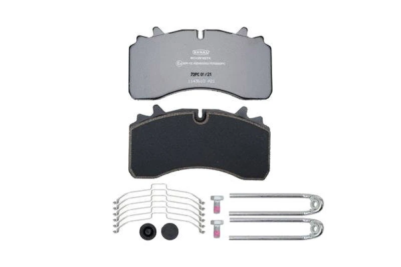 Image of BERAL BCV29162TK Brake pad set prepared for wear warning indicator, with accessories Brake Pad Set,disc brake (402)