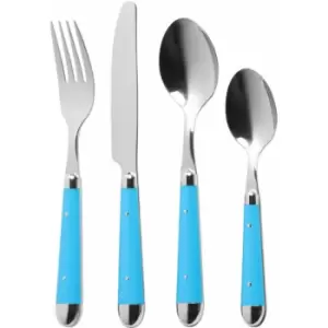 image of Brasserie 16pc Blue Cutlery Set - Premier Housewares