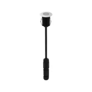 Image of IP67 Outdoor Recessed Ground Light Stainless Steel & Black 1W Built in LED