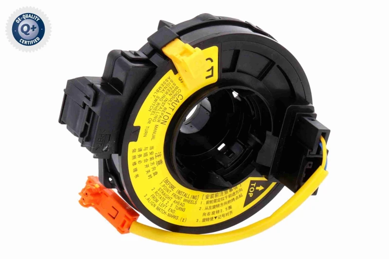 Image of VEMO V70-72-0504 Clock spring Q+, original equipment manufacturer quality Clock spring (4826)