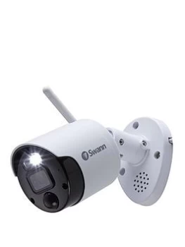 Image of Swann Smart Security 1080P Enforcer WiFi Nvr Cctv Camera With Controllable Red & Blue Flashing Lights, Spotlights & Sirens - Swnvw-500Cam-Eu