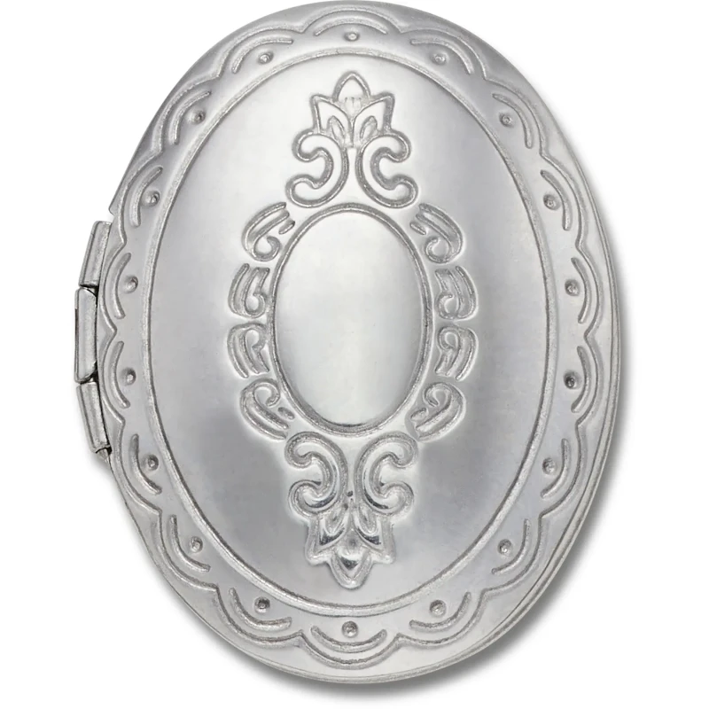 Image of Crocs Jibbitz Crocs Oval Locket Argente Unisex TU