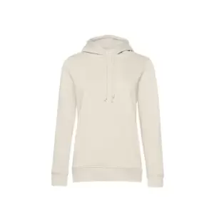 Image of B&C Womens/Ladies Organic Hoodie (L) (Off White)