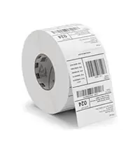 Image of Zebra SAMPLE26623R printer label White Self-adhesive printer label