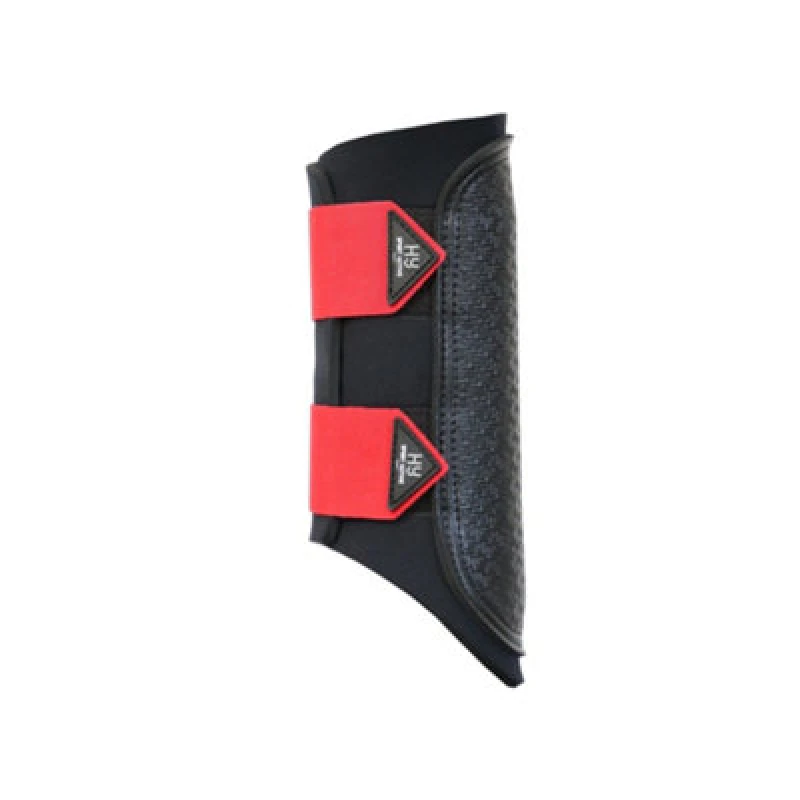 Image of Hy Sport Active Horse Brushing Boots Rosette Red (S)