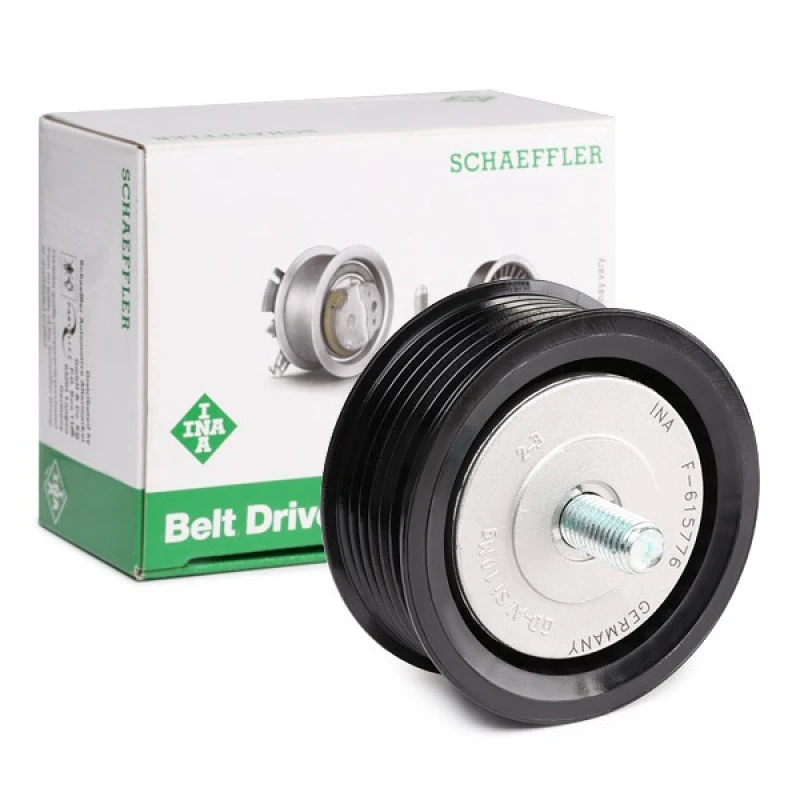 Image of INA 532 0800 10 Idler Pulley Plastic Deflection/Guide Pulley,v-ribbed belt (312)