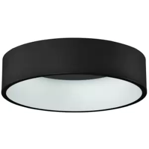 image of Italux Lighting - Italux Chiara - Modern LED Flush Ceiling Light Black, Warm White 3000K 2310lm