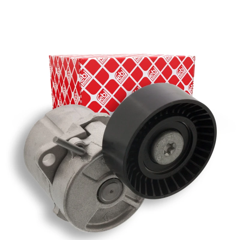 Image of FEBI BILSTEIN 09813 Tensioner Belt Tensioner,v-ribbed belt (541)