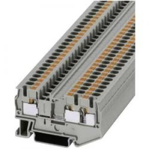 Image of Push In three wire terminals PIT TWIN PT 4 TWIN Phoenix Contact Grey