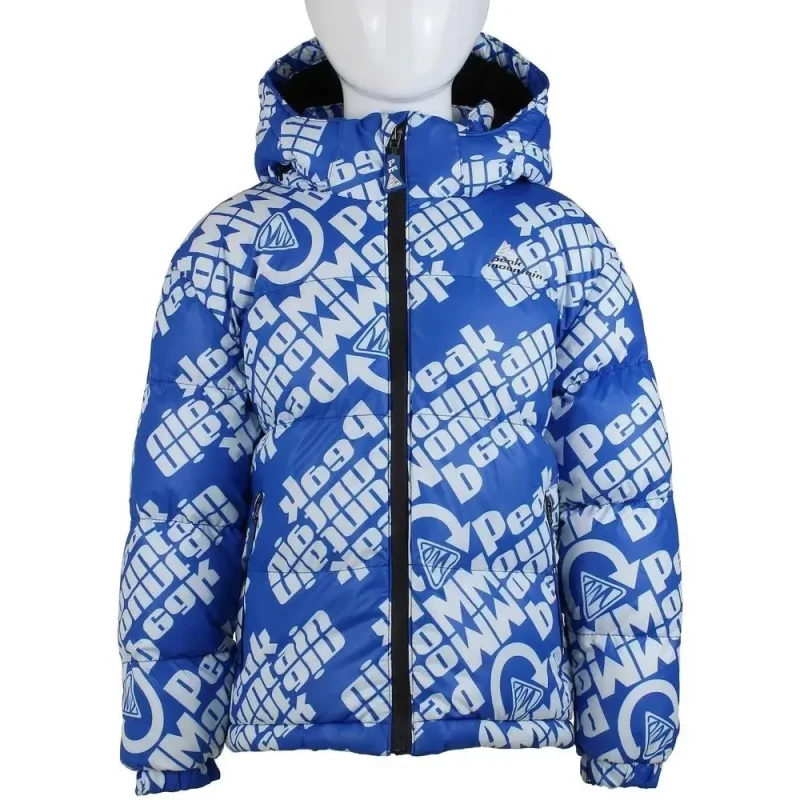 Image of Peak Mountain Children's ski jacket Peak Mountain Elef Bleu Male 6 ans ELEF-BLEU ELECTRIC