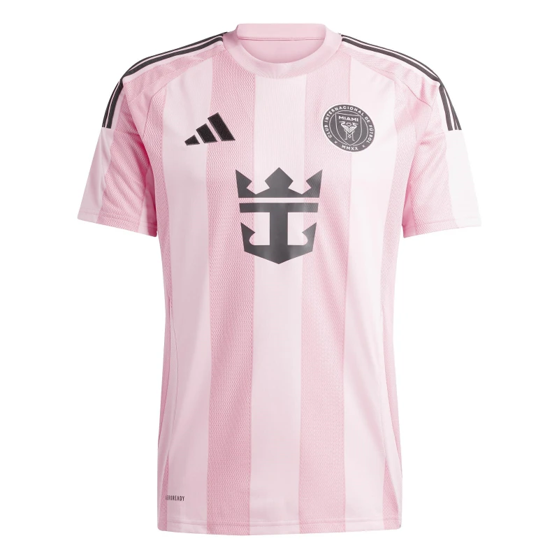 Image of Inter Miami Mens 2025-2026 LIONEL MESSI Home Shirt in Pink Size: XL Pink Male XL
