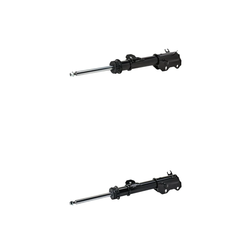 Image of RIDEX 854S21170 Shock absorber Front Axle Left, Gas Pressure, Twin-Tube, Suspension Strut, Bottom Clamp Shock Absorber (854)
