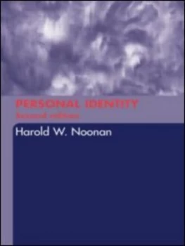 Image of Personal Identity by Harold W. Noonan Book