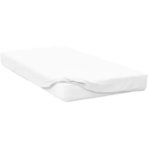 Image of Belledorm 200 Thread Count Egyptian Cotton Deep Fitted Sheet (Single) (White) - White