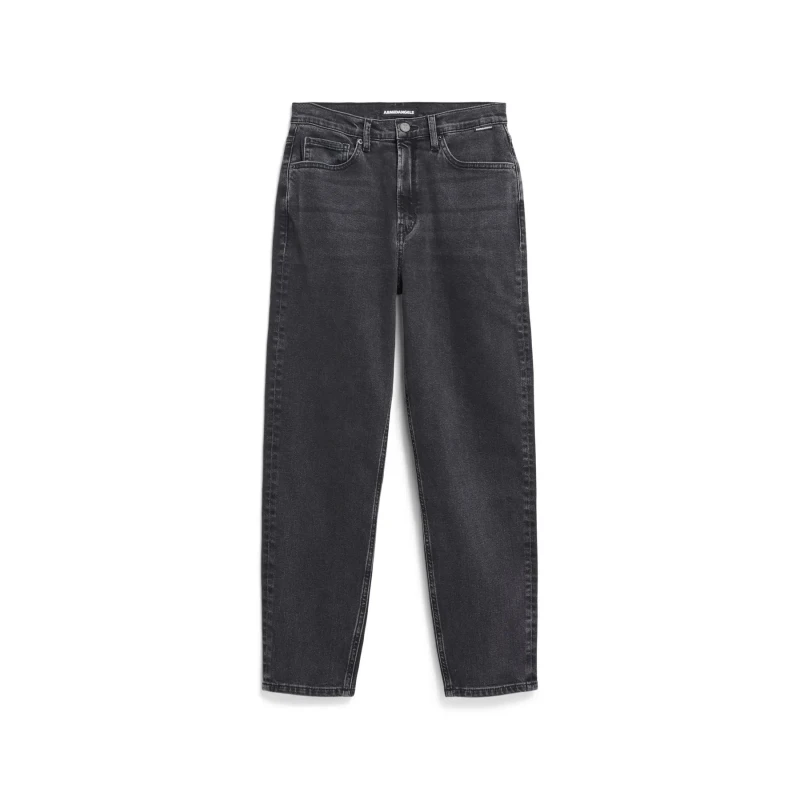 Image of ARMEDANGELS Womens high-waisted jeans Armedangels Mairaa Mom Noir Female 34x34 30008709-2122