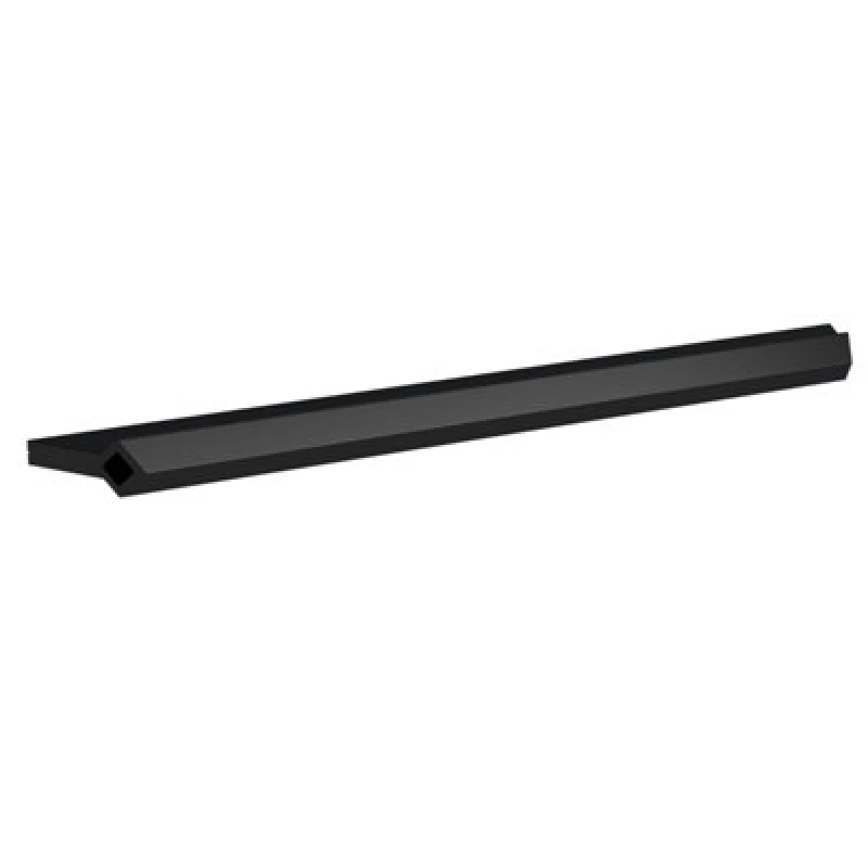 Image of Hudson Reed Profile Handle Aluminium Built, Contemporary Bathroom Furniture Accessories In Matt Black Finish, 224mm
