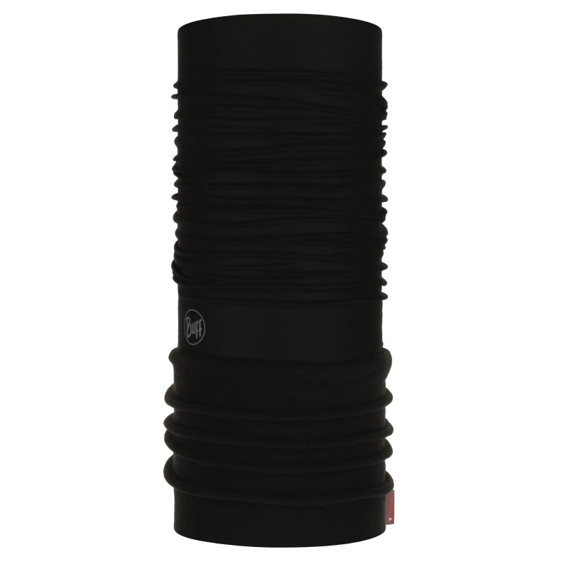 Image of Buff Polar Solid Multifunctional Headwear, Black for Men