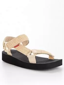 Image of Levis Levis Cadys Low Sandal - Tan, Brown, Size 8, Women