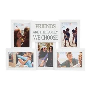 Image of Collage Photo Frame with Metal Words - Friends