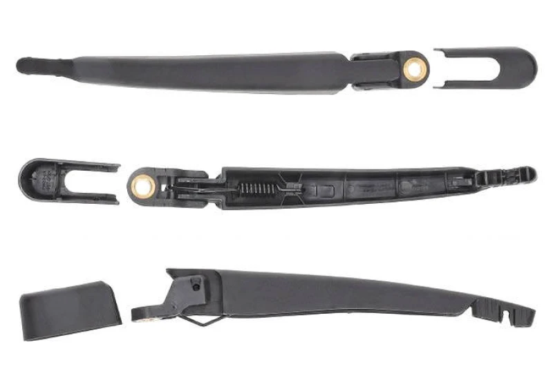 Image of AIC 55960 Wiper Arm Original AIC Quality without wiper blade, Rear, for left-hand/right-hand drive vehicles, with cap PBT, GRP (Glass fibre Reinforced