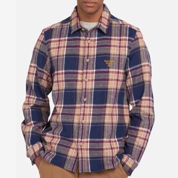 Image of Barbour Beacon Mens Guard Checked Shirt - Navy - XL