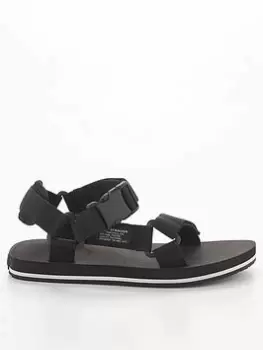 Image of Levis Tahoe Refresh Sandals - Black, Size 8, Men