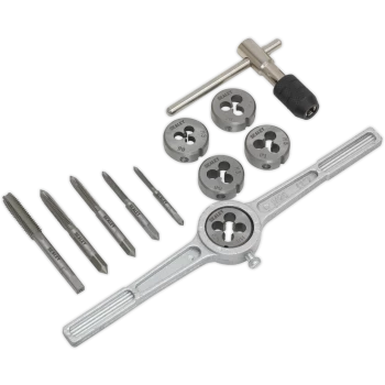 image of Sealey AK322 12 Piece Tap and Die Set Metric