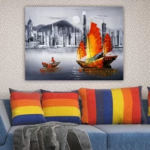 Image of 613834598_70100 Multicolor Decorative Canvas Painting