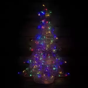 Image of 1m Premier Outdoor Soft Acrylic Christmas Tree with 120 Multicoloured LEDs