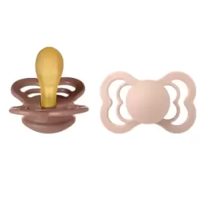 Image of BIBS Supreme 2 Pack Latex Size 2 Woodchuck/Blush 2 pcs
