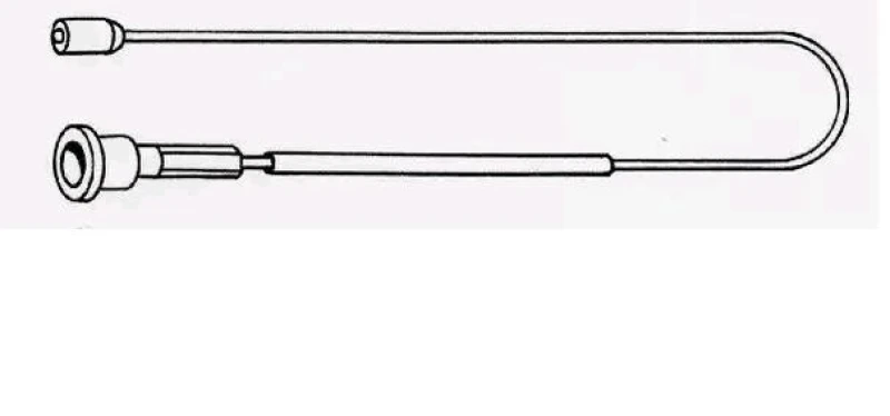 Image of MAPCO 5604 Brake Cable Right Rear, 832mm, with accessories Cable,parking brake (124)