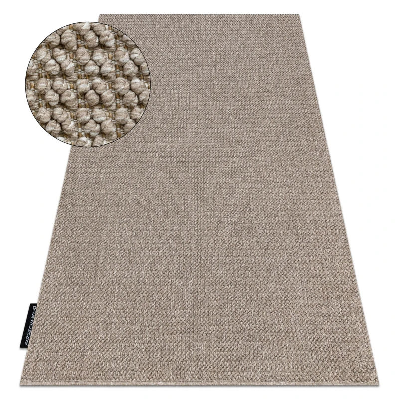 Image of RugsX Casablanca Loop Rug in Brown Size: 80cm x 150cm Brown Unisex 80cm x 150 cm