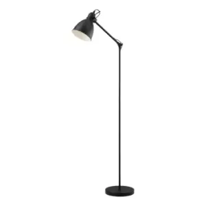 image of Eglo Blk Adjustable Floor Lamp