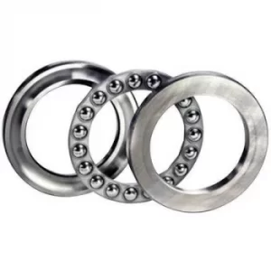 image of UBC Bearing 51102 Deep groove ball bearing (axial) Outside diameter: 28mm Rotational speed (max.): 6300 U/min