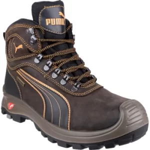 Puma Mens Sierra Nevada Mid Safety Boots Brown Size 7