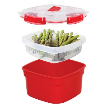 Image of Sistema 2.4L Medium Microwave Steamer