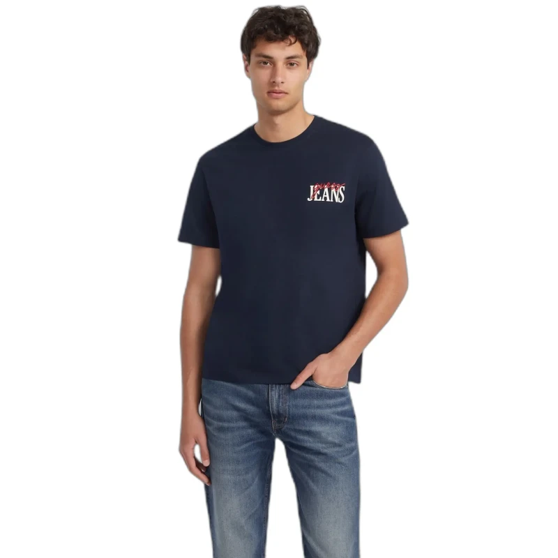 Image of Guess T-Shirt with logo Guess Bleu Male S