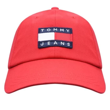 Image of Tommy Jeans Tommy Badge Cap Mens - Racing Red