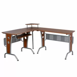 Image of Ranworth Corner Gaming Desk, Brown