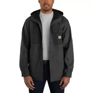Image of Carhartt Mens Wind & Rain Relaxed Fit Bonded Shirt Jacket L - Chest 42-44' (107-112cm)