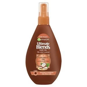 Image of Garnier Ultimate Blends Coconut Oil Frizzy Hair Oil 150ml