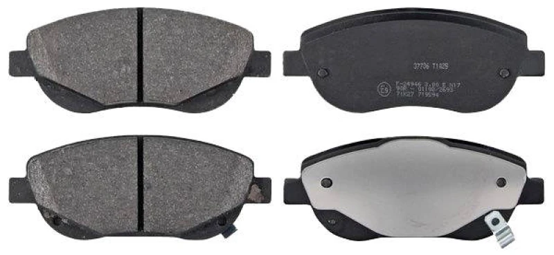 Image of A.B.S. 37736 Brake pad set with acoustic wear warning Brake Pad Set,disc brake (402)
