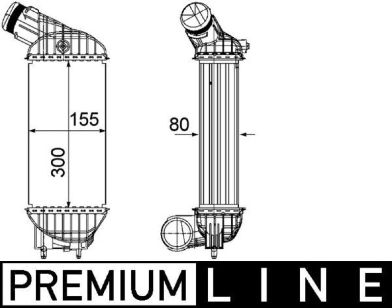Image of Intercooler MAHLE CI 199 000P
