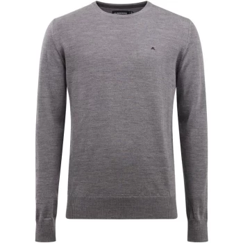 image of J Lindeberg Lyle Merino Sweater - Grey