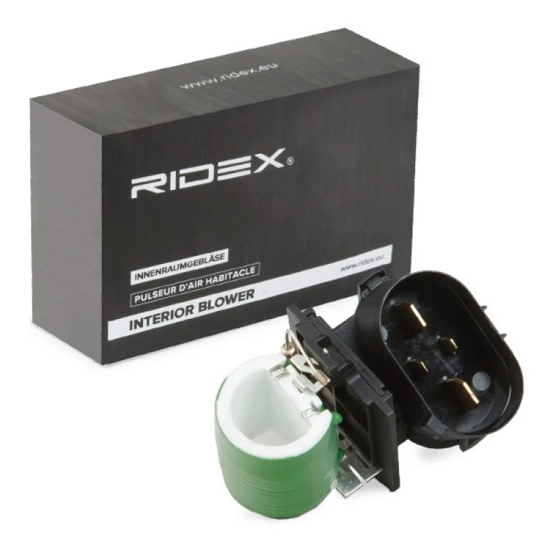Image of Blower motor resistor RIDEX 2975R0019