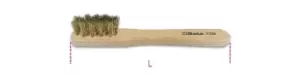 Image of Beta Tools 1737 Brass Wire Brush 145mm 017370001