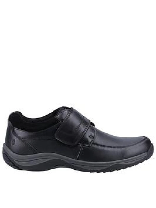 Image of Hush Puppies Douglas Strap Formal Shoes Black WFDCO Male 6,7,8,9,10,11