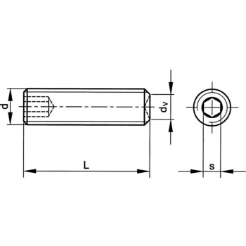Image of Qualfast M10X40 Skt Set Screw - Plain Cup (GR-45H) (14.9)- you get 5
