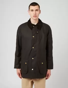 Image of Barbour Beausby Wax Jacket - Olive Green